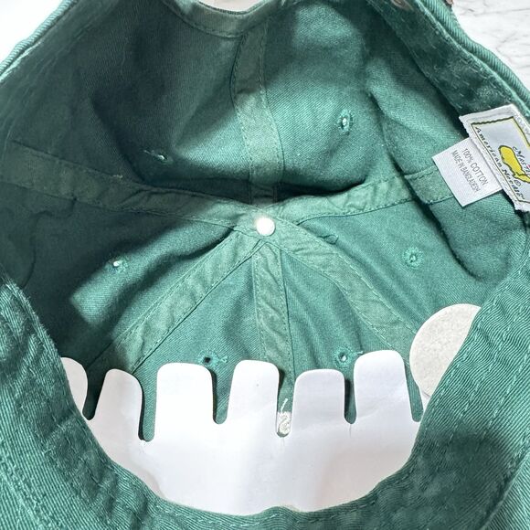 Masters Golf Hat Cap Green Adjustable Strap 2014 New Old Stock One Size Men's - Picture 8 of 8